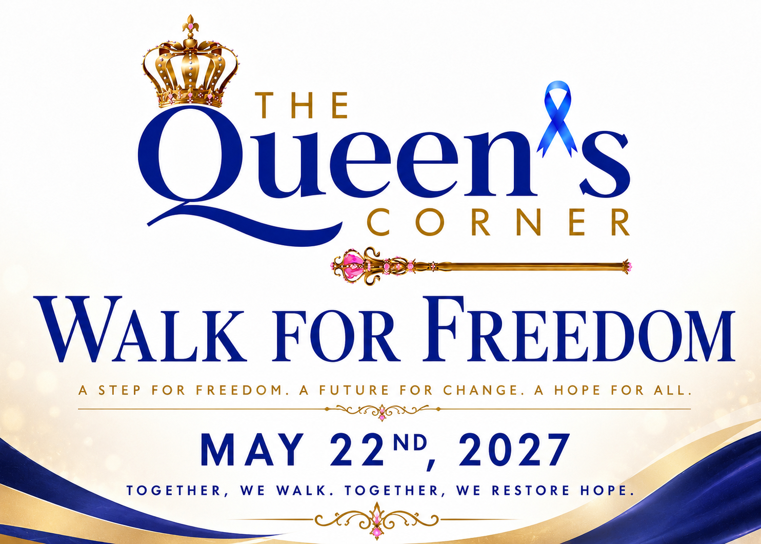 Walk for Freedom 2027 — Event Ticket + T-Shirt