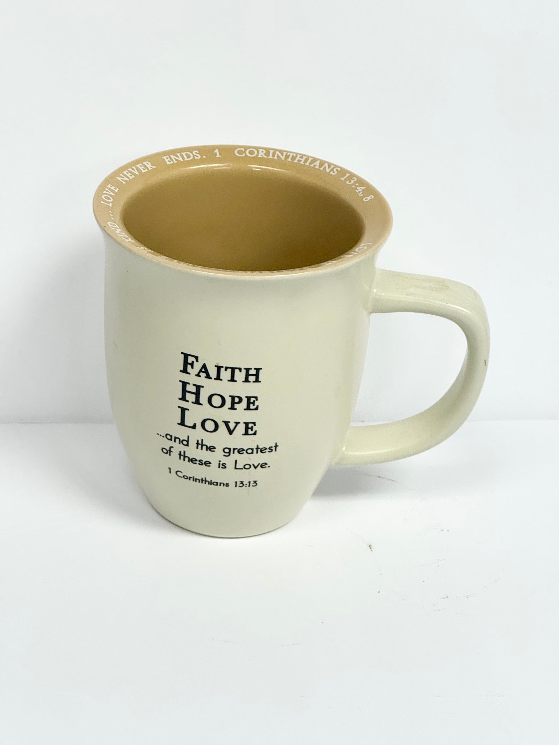 Faith Hope Love Ceramic Mug