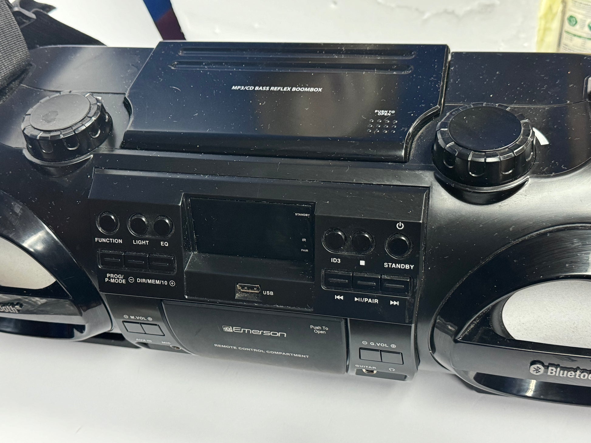 Emerson MP3/CD Bass Reflex Boombox with Bluetooth