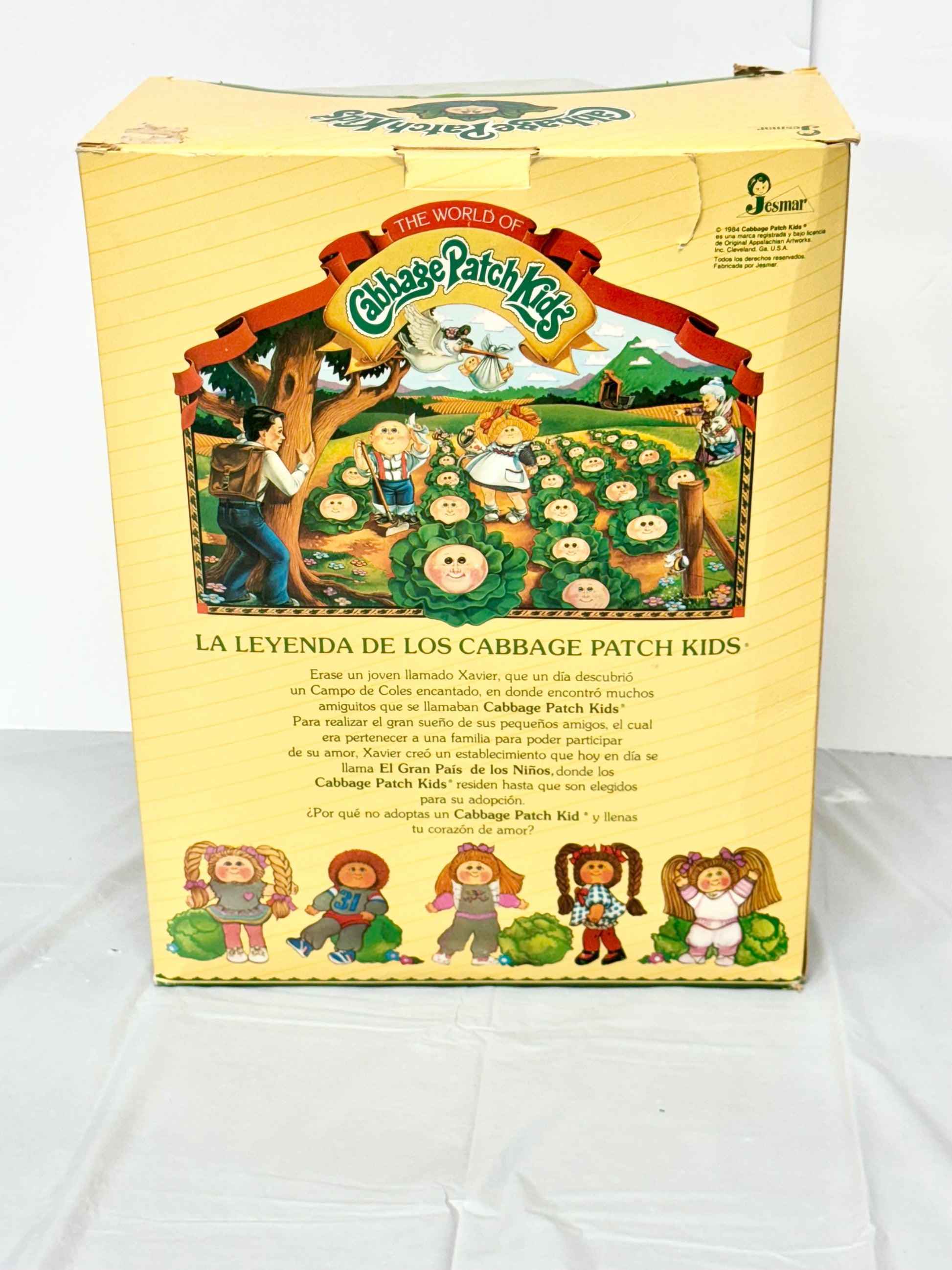 Vintage Cabbage Patch Kids Girl Doll in Original Box – 1984 Jesmar Edition (Pigtails)