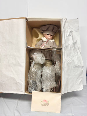 WG Dolls & Collectibles – Hand Numbered Limited Edition Boy Doll in Taupe Outfit (COA Included)