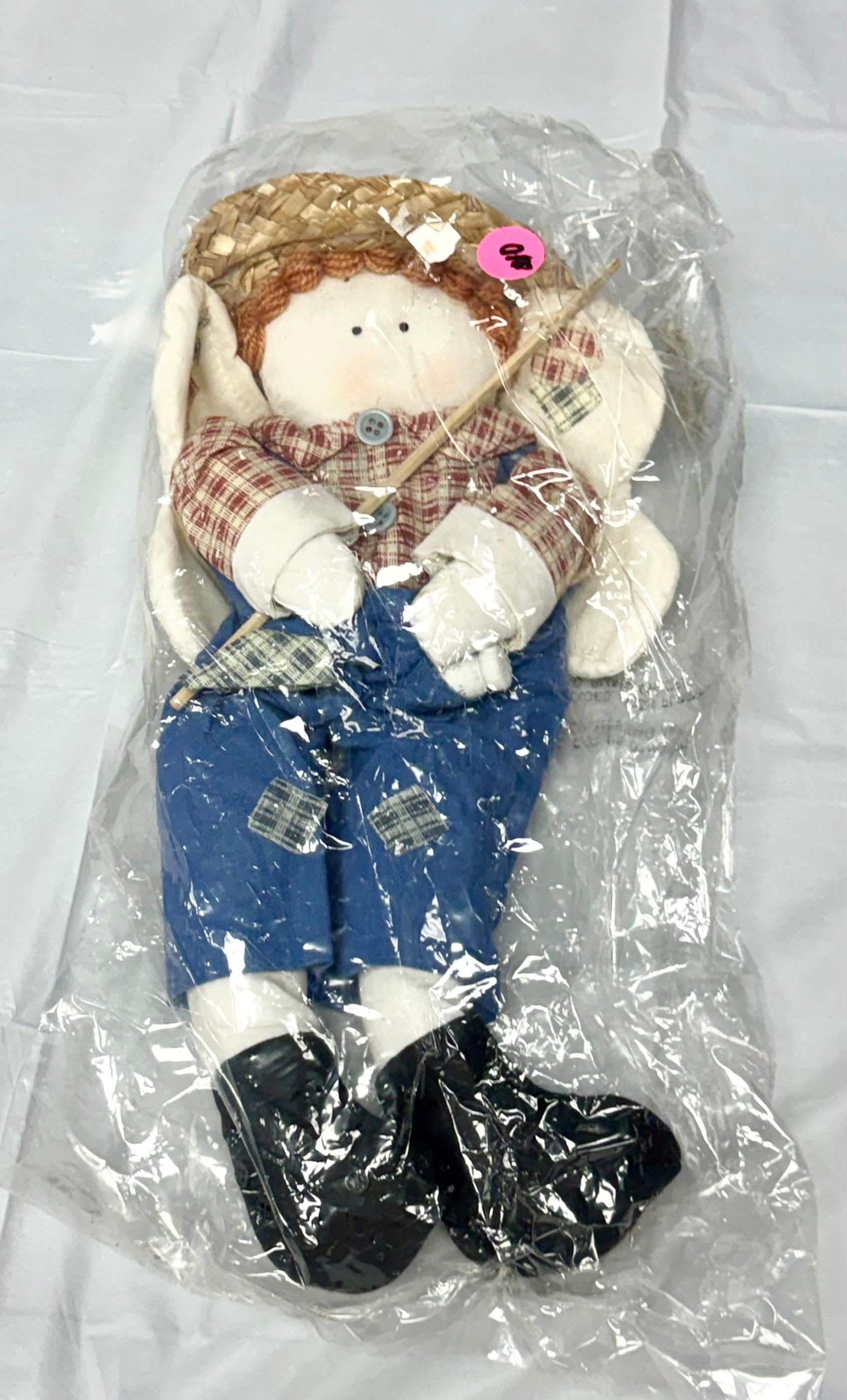 Country Boy Rag Doll – Handcrafted Folk Art Collectible