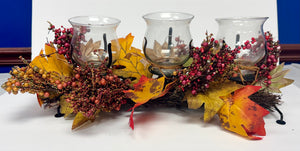 Autumn Candle Centerpiece