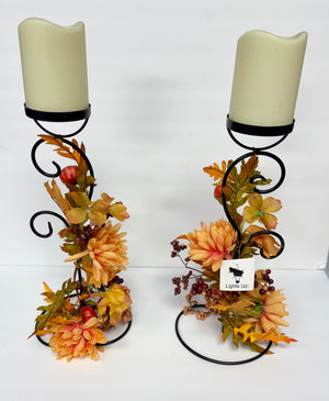Autumn Candle Holder Set